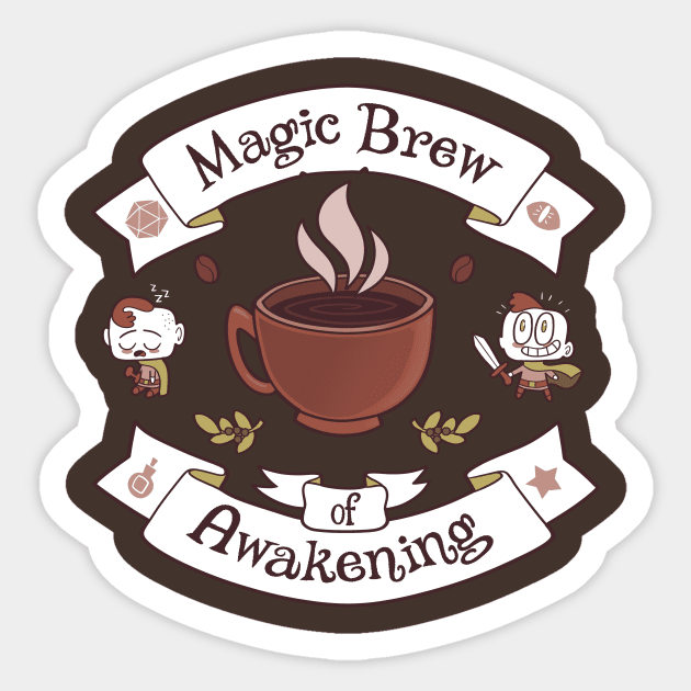 Magic Morning Potion Sticker by Queenmob